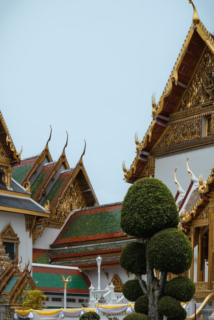 Vistas del interior del Gran Palacio en Bangkok