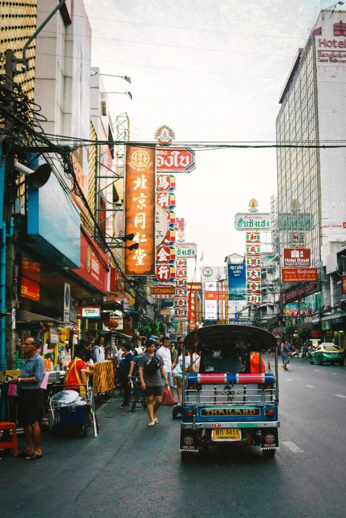 Atardecer en Chinatown Bangkok